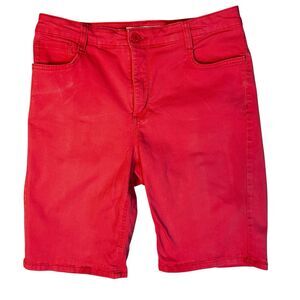 Jones New York Lexington Bermuda Shorts  Tangerine  Women's Size 12‎ (Missy)